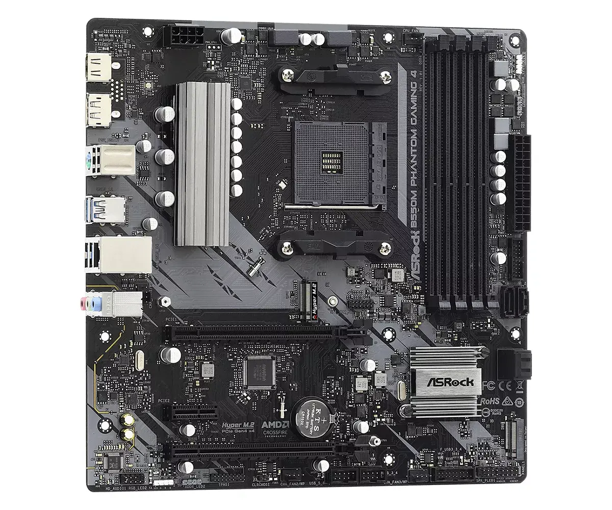 Pamatplate Asrock B550M Phantom Gaming 4, 90-MXBE90-A0UAYZ Photo 4