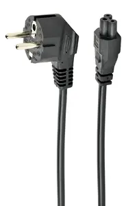 Силовой кабель Gembird PC-186-ML12-1M черный CEE7/7 на C5 кулер 1м