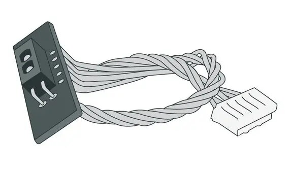 Zebra P1027135-004 Augšējais spraugas sensors etiķešu