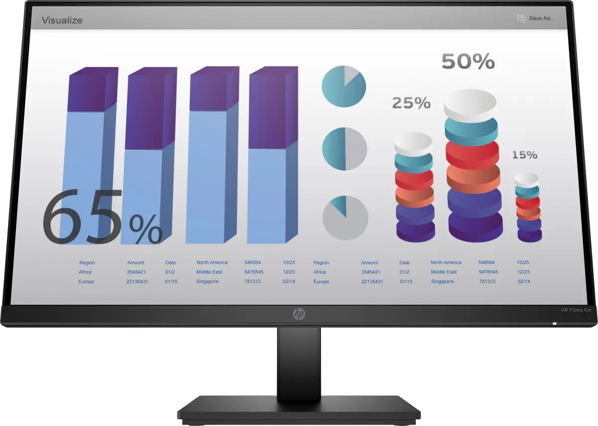 HP P24q G4 Datora monitors 23