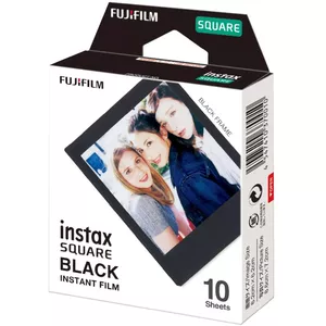 Instant Picture Film Fujifilm Instax Square Black Frame INSTAXGLOSSYSQUARE10