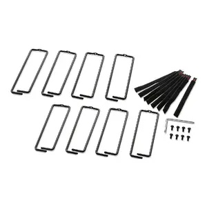 APC NetShelter Vertical Cable Manager Rings for 750mm and 800mm Wide Enclosures Set of 8 AR7707