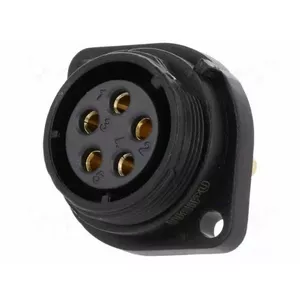 Socket SP21 female 5‑pin IP68 waterproof connector