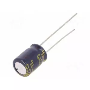 Elektrolītiskais kondensators 47µF 63V DC, cilindrisks, modelis EB780545602