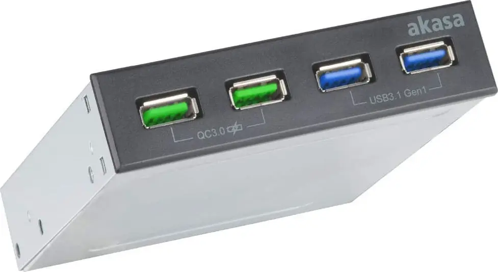 USB HUB Akasa AK-ICR-34 — 2×