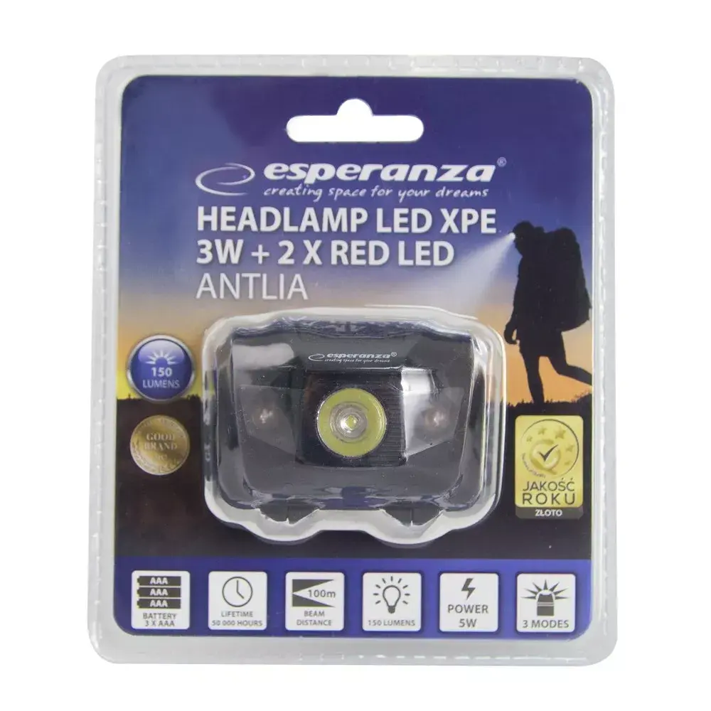 Headlamp ESPERANZA EOT036 5W LED Photo 3
