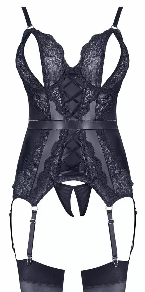Basque Cottelli Collection Crotchless Basque S Photo 6