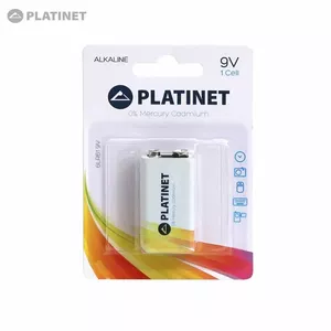 Battery PLATINET PMBL6LR61B — Krona 9V alkaline (1 cell) 6LR61 MN1604 PMBL6LR61B (1 pcs)