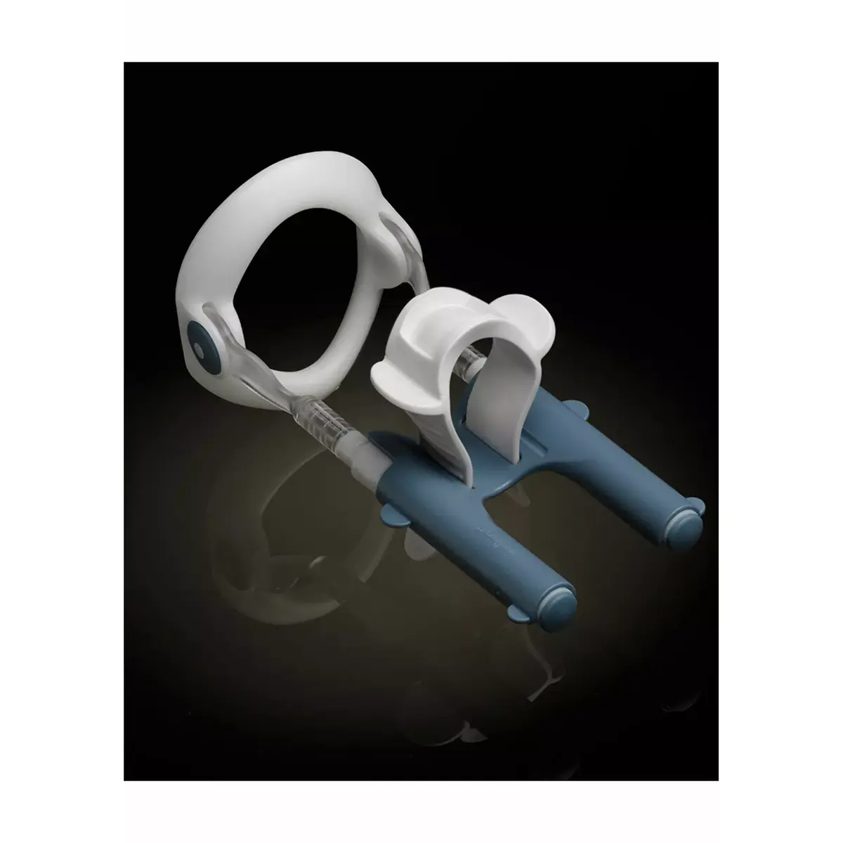 Экстендер для пениса MaleEdge Basic Blue White Photo 5