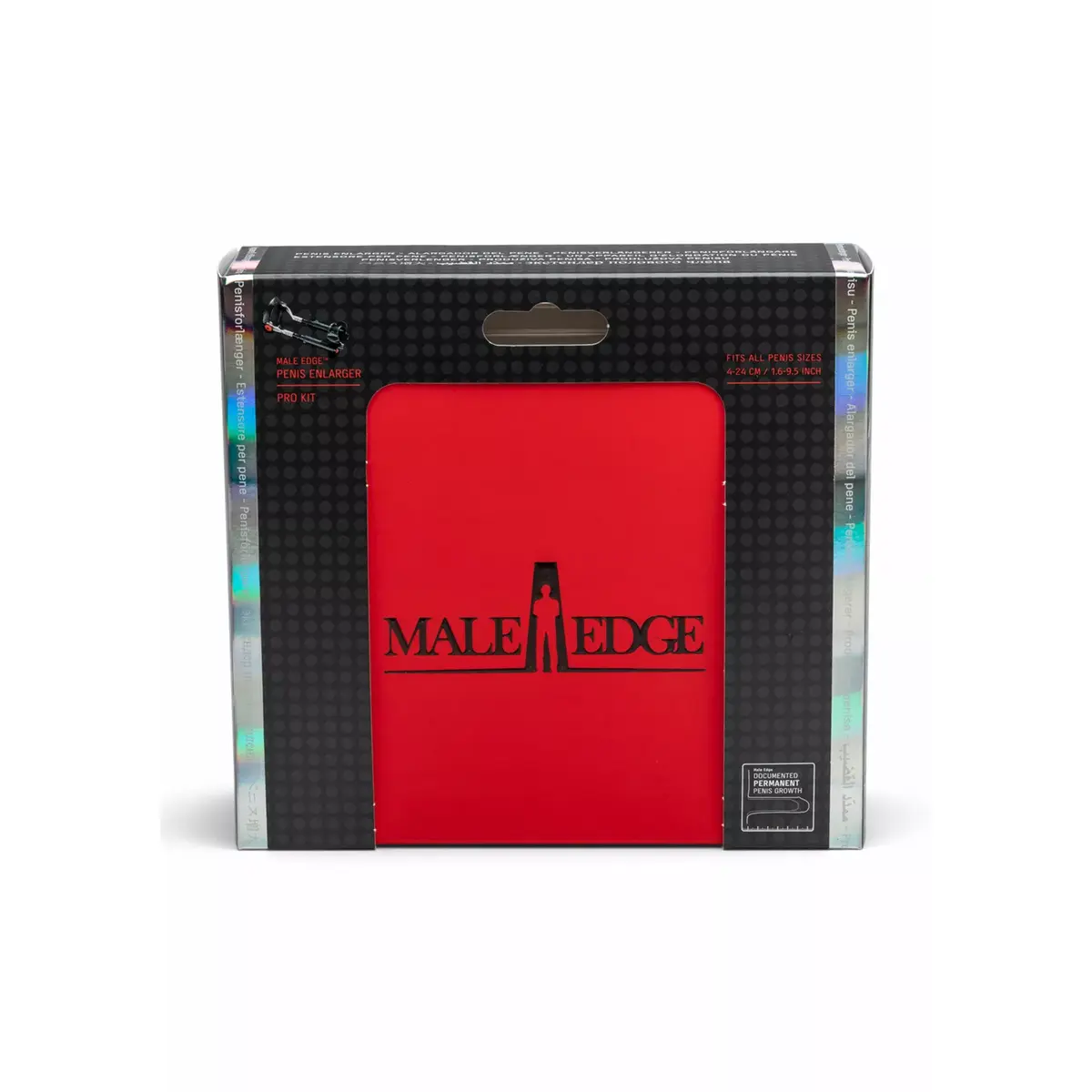 Удлинитель MaleEdge Pro Black Red Photo 2