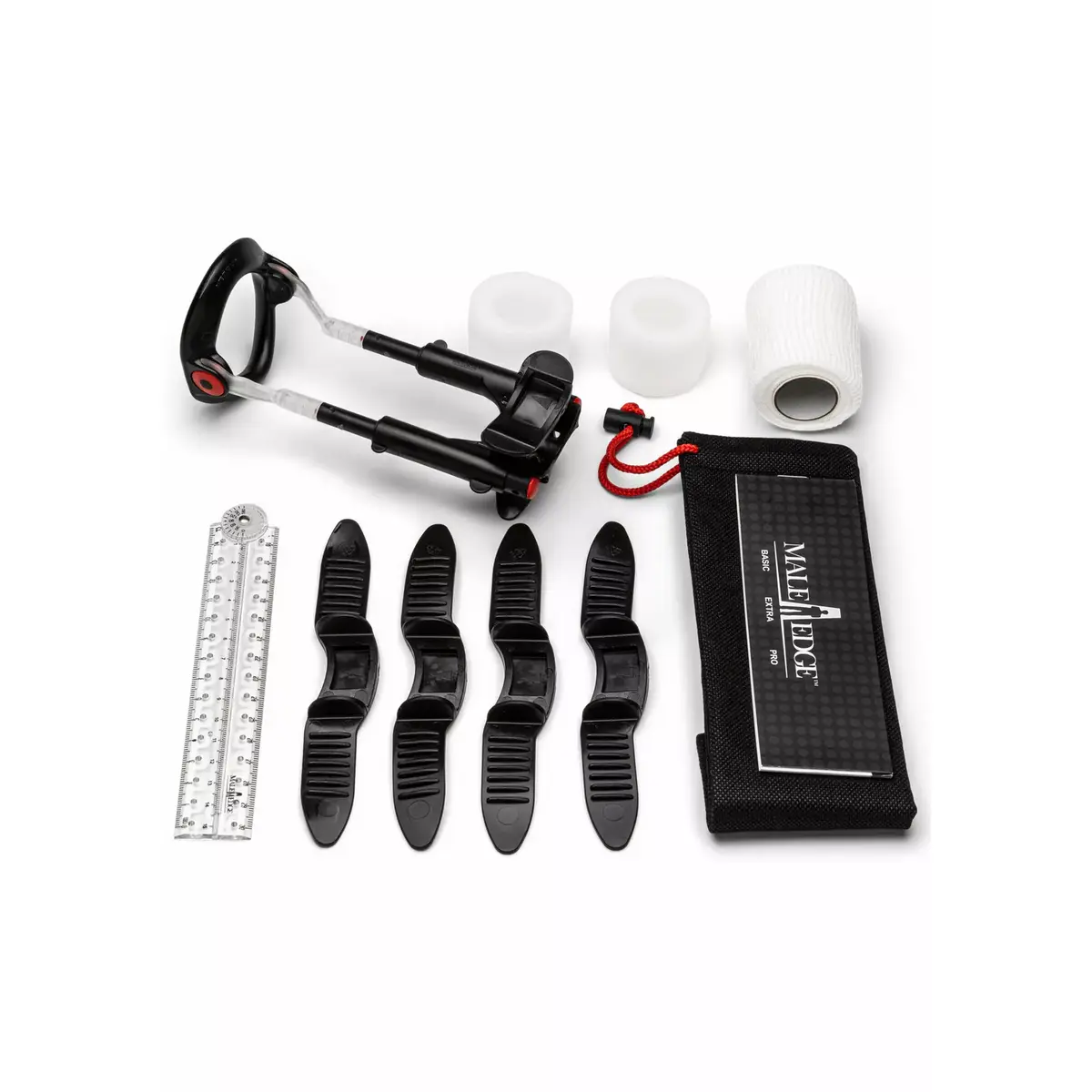 Удлинитель MaleEdge Pro Black Red Photo 4