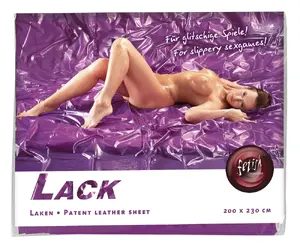 Gultas veļa fetish collection 28600404091 — vinils, violetā, 200 x 230 cm, 100% policvinilhlorīds