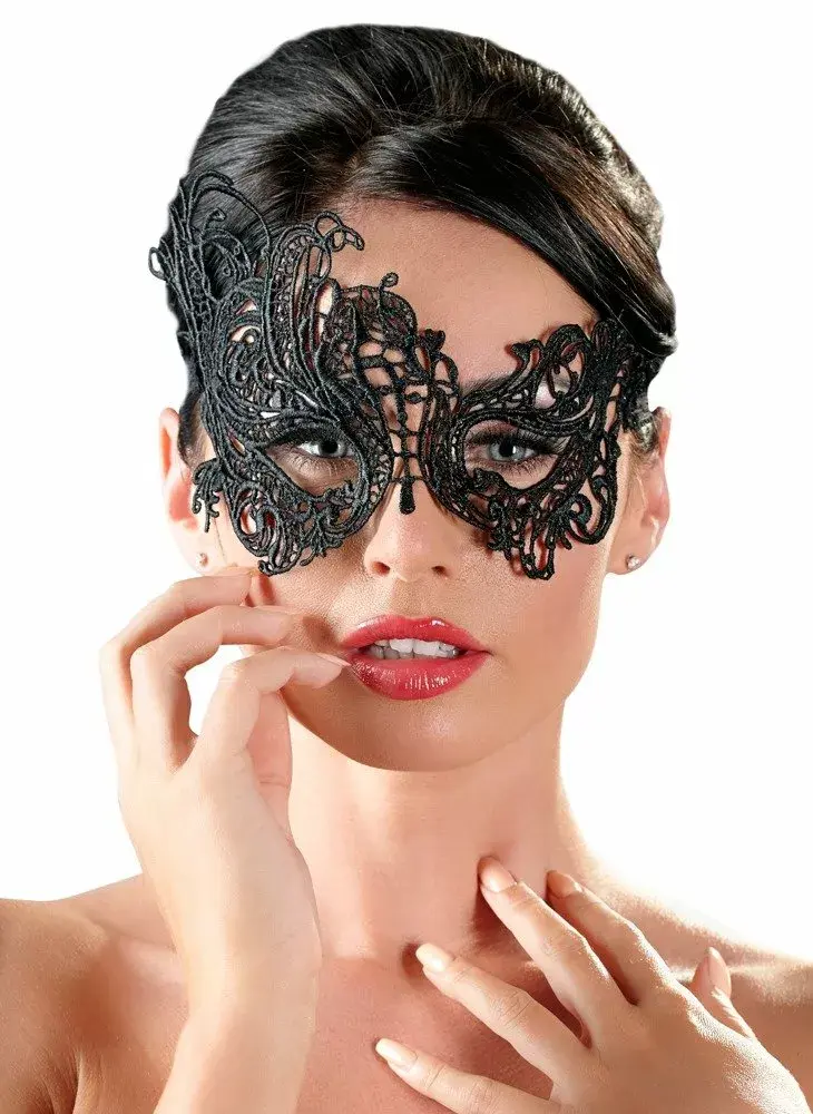 Маска cottelli collection 24803011001 — чёрная кружевная Photo 2