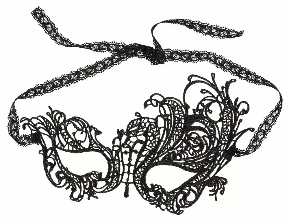 Маска cottelli collection 24803011001 — чёрная кружевная Photo 3