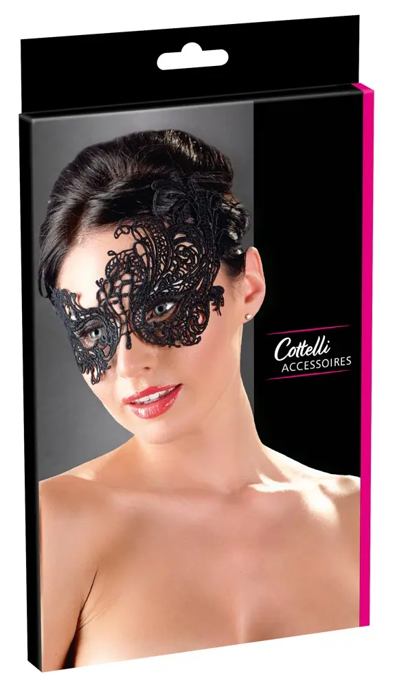 Maska cottelli collection 24803011001 — melna