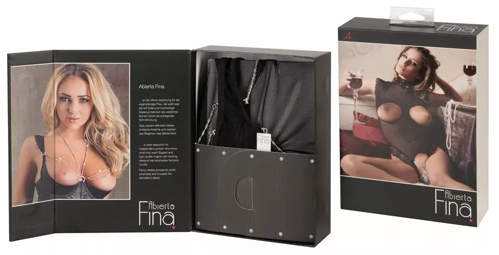 Боди с цепочками abierta fina Bodie L Gold Photo 14