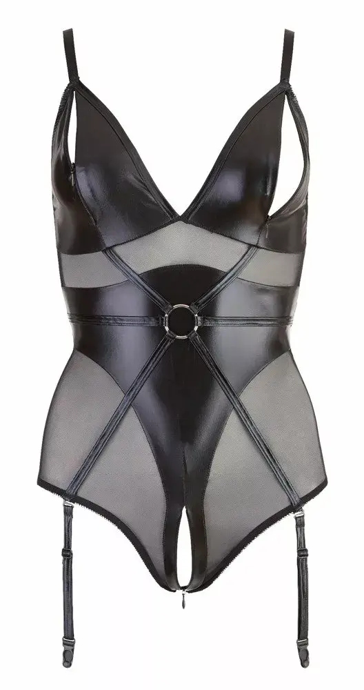 Cottelli Collection body L — bondage ring, 2-way crotch zip Photo 7