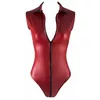 Боди cottelli collection S красное — высокий ворот, двунаправленная молния Photo 6