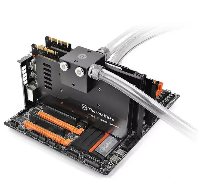 THERMALTAKE Pacific VGA Bridge Dual G1/4 — Black Photo 4