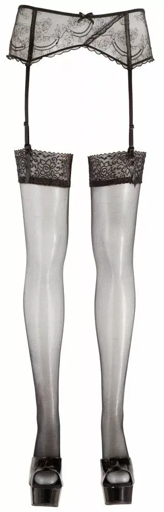 Чулки до бедра cottelli collection 02319240000 Photo 4
