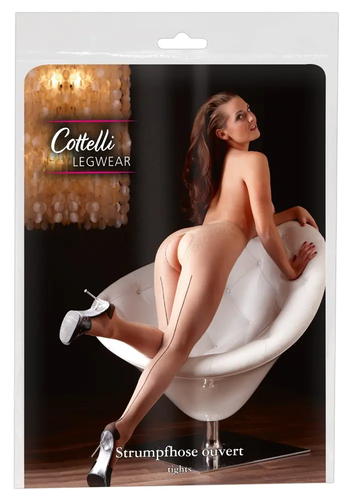 Zeķubikses cottelli collection 25100735611 ādas krāsā