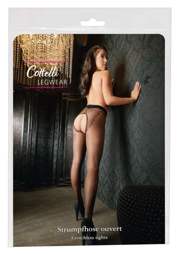 Atvērtās biksītes (crotchless) cottelli collection 25102861611