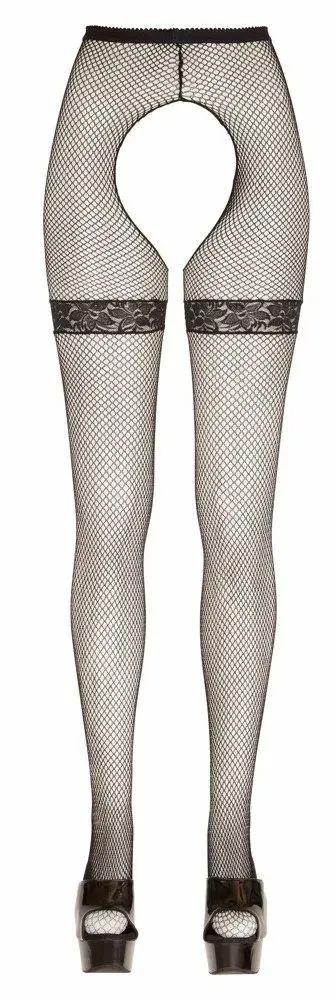 Сетчатые подтяжки-колготки cottelli collection 25301471111 Photo 3