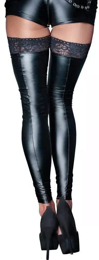 Zeķubikses Noir Lace S 25402901021 — mežģīņu augša Photo 5