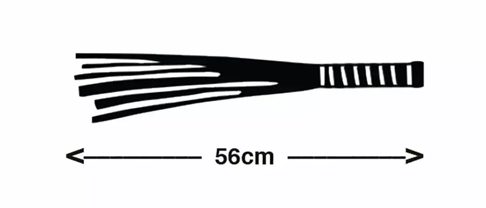 Leather flogger ZADO 20401741001, 56 cm Photo 4