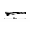 Leather flogger ZADO 20401741001, 56 cm Photo 4