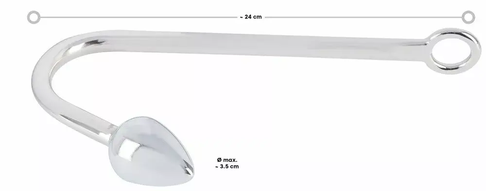 Анальная пробка you2toys 05348620000 — алюминий, 24 см Photo 5