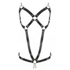 Leather harness ZADO 02559710000 — 2 chains, size S–L Photo 4