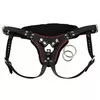 Страп-он ZADO Leather String S-L Black Photo 2