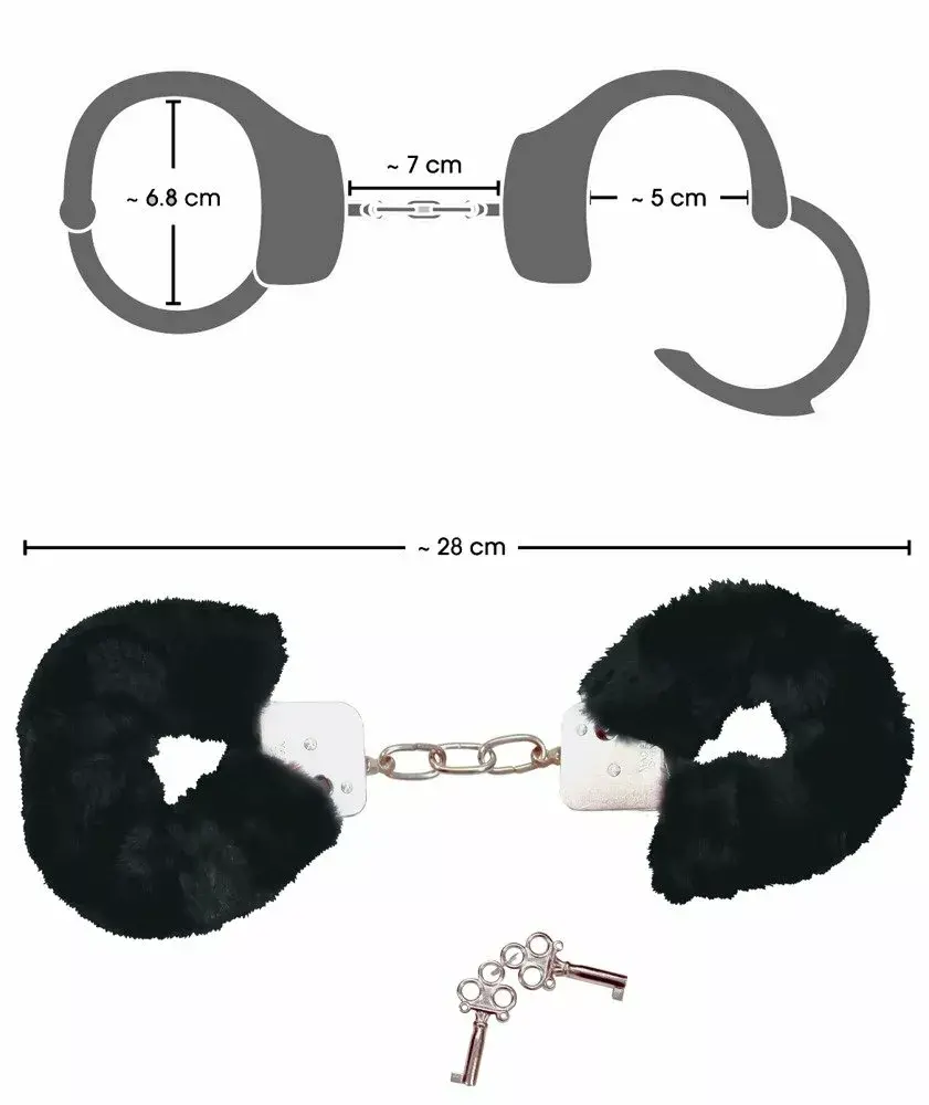 bad kitty Наручники Metal Black — металлические страховые Photo 4