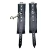 Кожаные наручники ZADO Cuffs ZADO Leather Black Photo 3