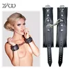 Кожаные наручники ZADO Cuffs ZADO Leather Black Photo 6