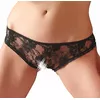 Трусики cottelli collection Crotchles — черные L Photo 2