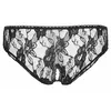 Трусики cottelli collection Crotchles — черные L Photo 6