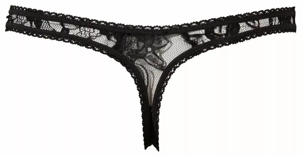 Стринги с открытым шагом Cottelli Collection 23200021031 — M Photo 8
