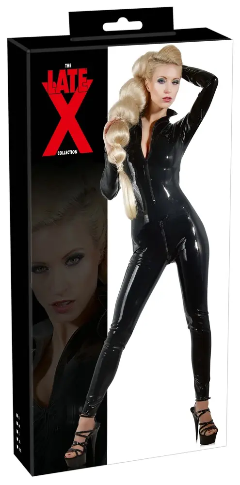 Late x lateksa catsuit bodi L