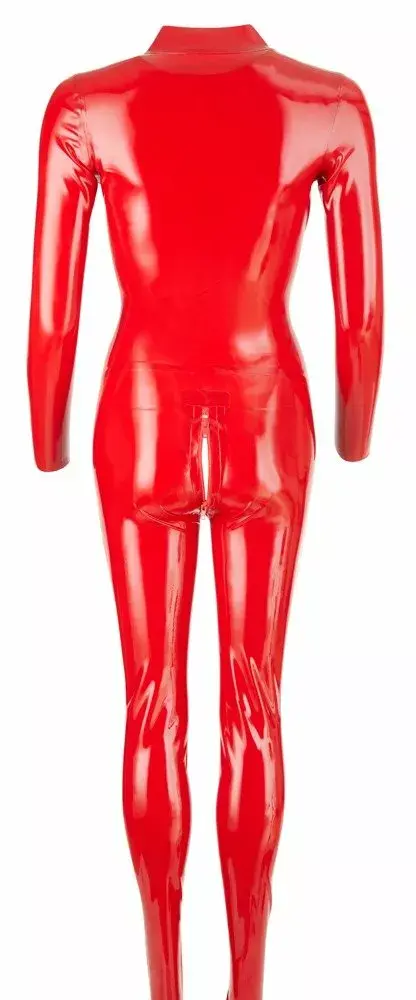 Catsuit bodysuit late x 29000683031 red latex Photo 9