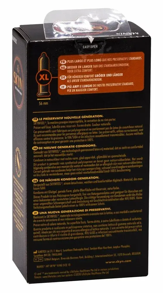 Мужской презерватив Manix SKYN Large — 10 шт. Photo 2