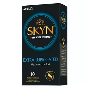 Condom Manix SKYN Extra Lube, polyisoprene, ultra-thin, extra lubricated, 10 pcs