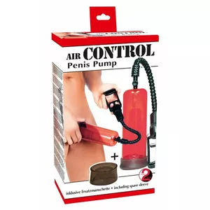 Вакуумная помпа для пениса you2toys Air Control — цилиндр 22 см, глубина введения 20 см, внутр. Ø 6,5 см, трубка с насосом 40 см