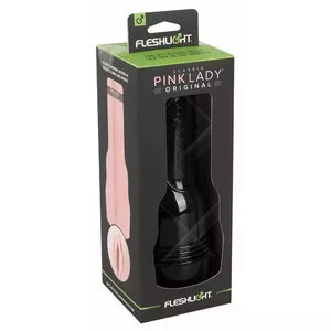 Masturbators Fleshlight Classic Pink Black, TPE kanāls, aptuveni 25 cm garums, iekļauts lubrikanta paraugs