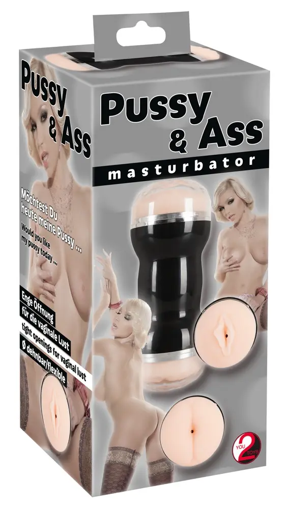 Masturbators you2toys Double Masturbator Silicone Black