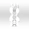 Мастурбатор TENGA Male stroker Thermoplastic elastomer Silver Photo 2