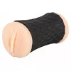 Маструбатор Nature Skin Pussy & Ass — силикон чёрный Photo 2