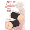 Маструбатор Nature Skin Pussy & Ass — силикон чёрный Photo 6