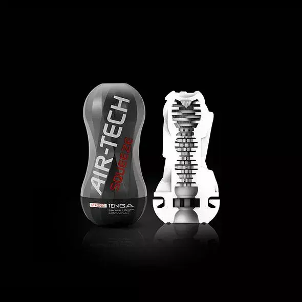 TENGA Мастурбатор Silicone Black STRONG Cup Photo 2